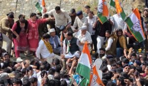 भराडीसैण की सड़कों पर कांग्रेस का महासंग्राम