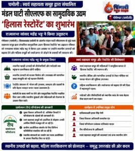 मंडल घाटी में महिला समूहों की नई उड़ान, शुरू हुआ ‘हिलांस रेस्टोरेंट’