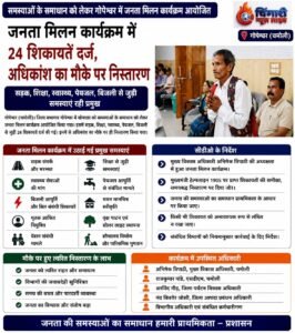 सीडीओ की अध्यक्षता में जनता मिलन, शिकायतों के त्वरित समाधान के निर्देश
