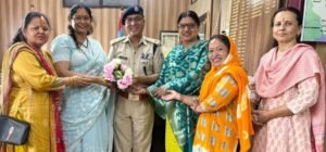 महिला सुरक्षा पर आयोग की उपाध्यक्ष ने एसपी से की चर्चा